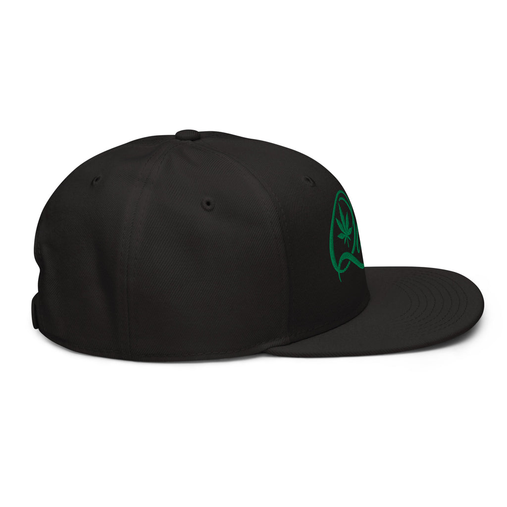 Qush Embroidered Trucker Hat | Black & White Streetwear Cap | Luxury Urban Snapback | Cannabis Lifestyle Fashion Hat | Premium Embroidery