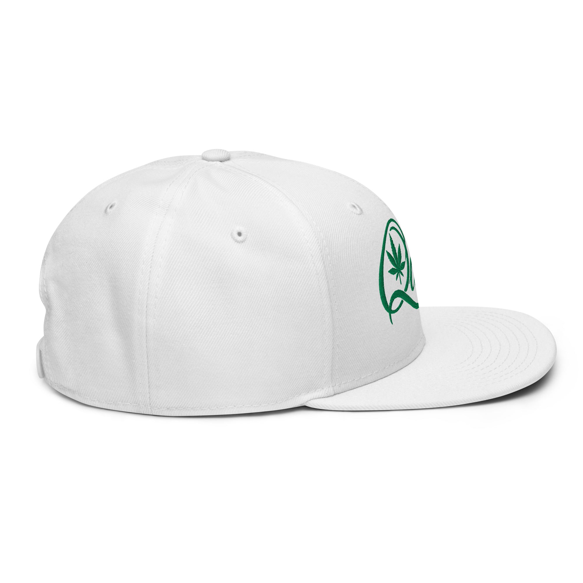 Qush Embroidered Trucker Hat | Black & White Streetwear Cap | Luxury Urban Snapback | Cannabis Lifestyle Fashion Hat | Premium Embroidery