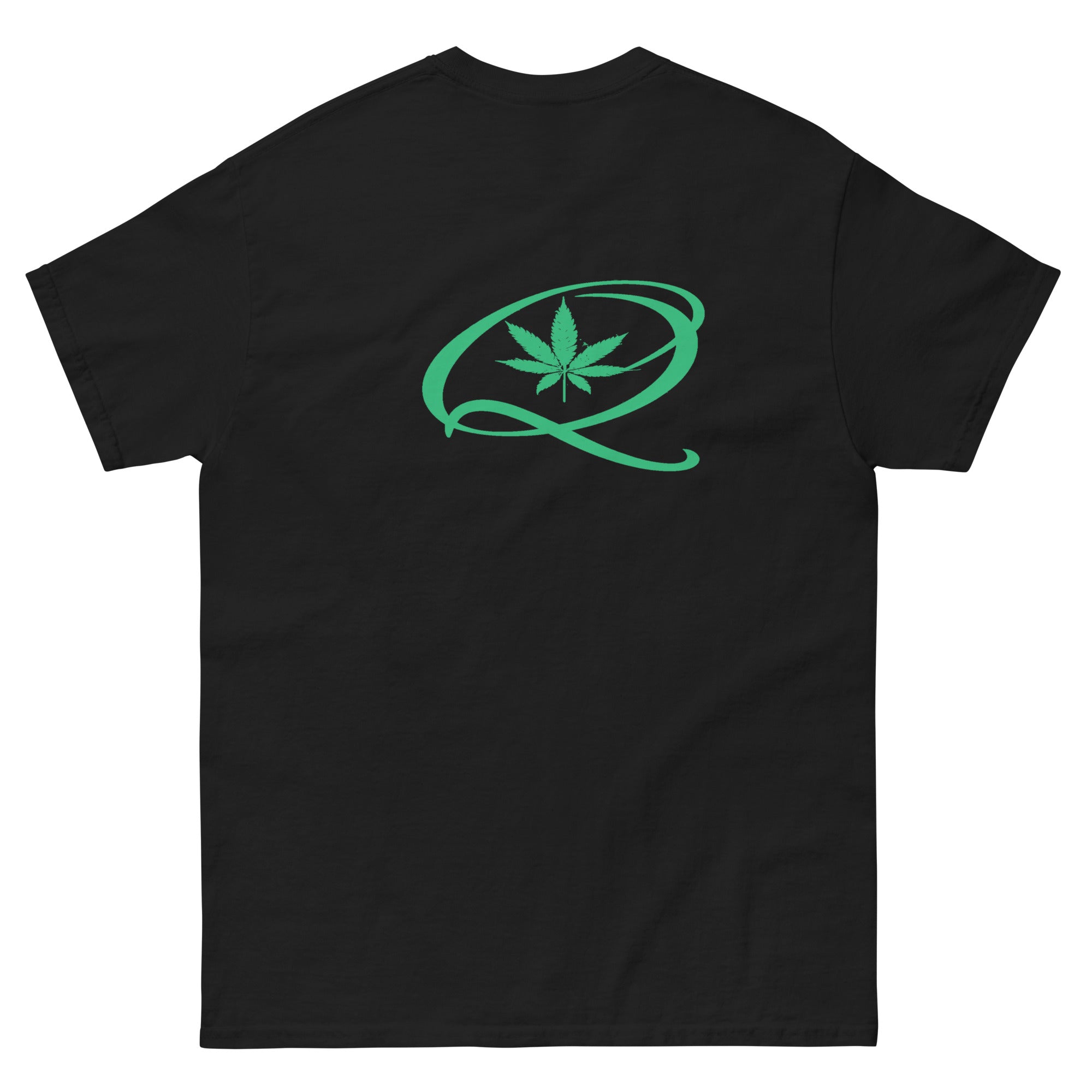 Qush Signature T-Shirt – Streetwear Graphic Tee, Minimalist Urban Fashion, Unisex Black Shirt